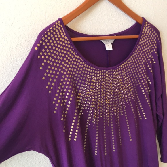 Christopher & Banks Embellished Blouse - Picture 10 of 12